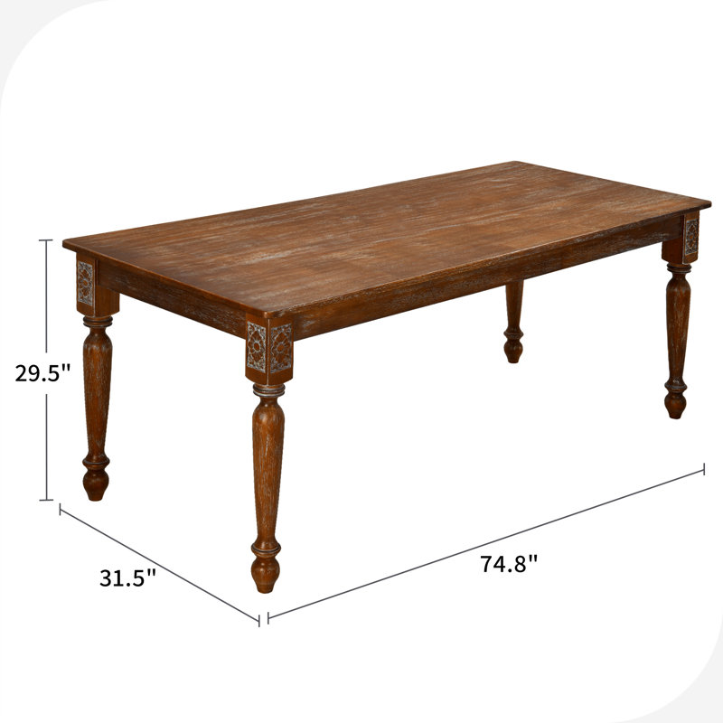 Laurel Foundry Modern Farmhouse Montevideo Solid Wood Traditional